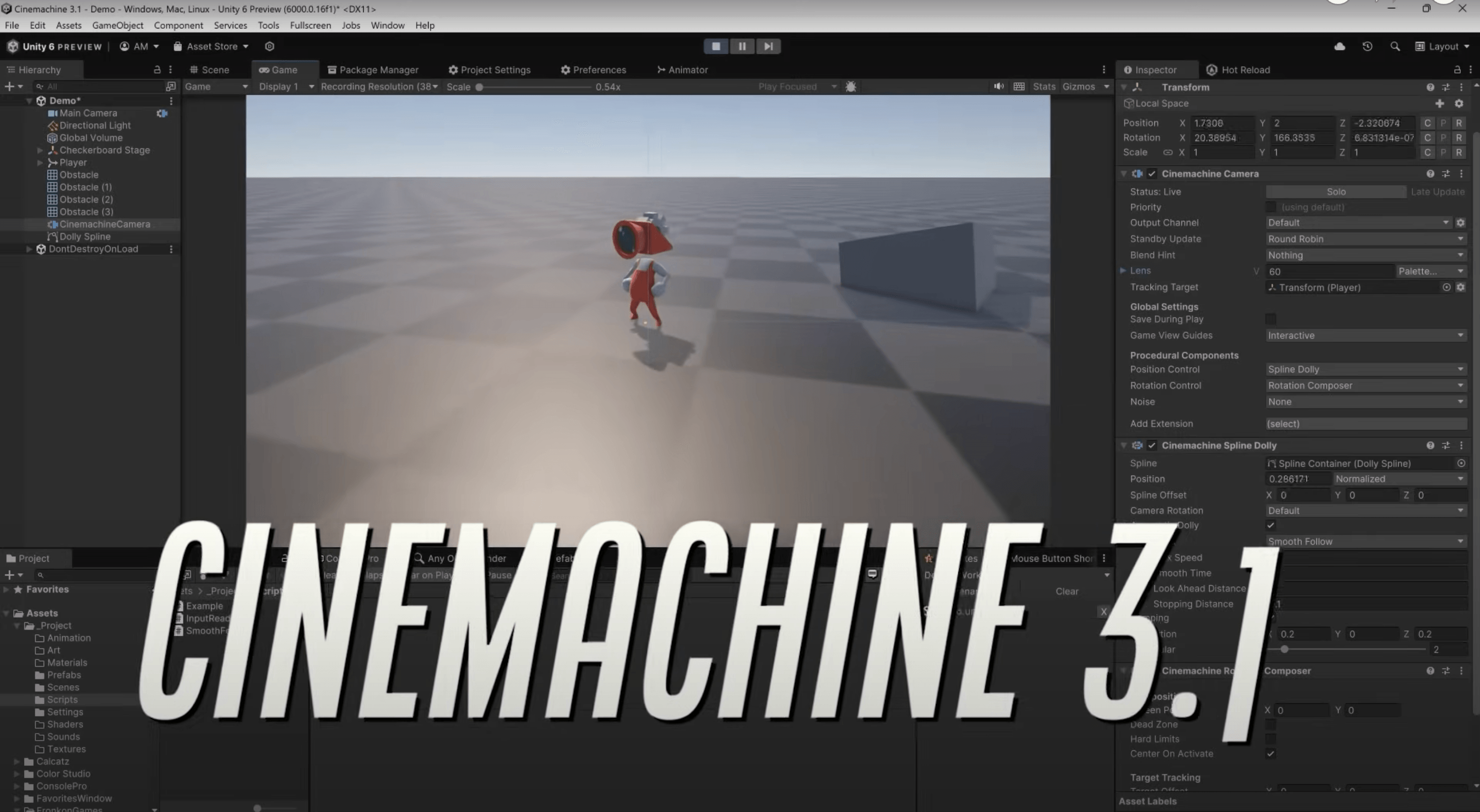 Essential Elements of Cinemachine 3.1