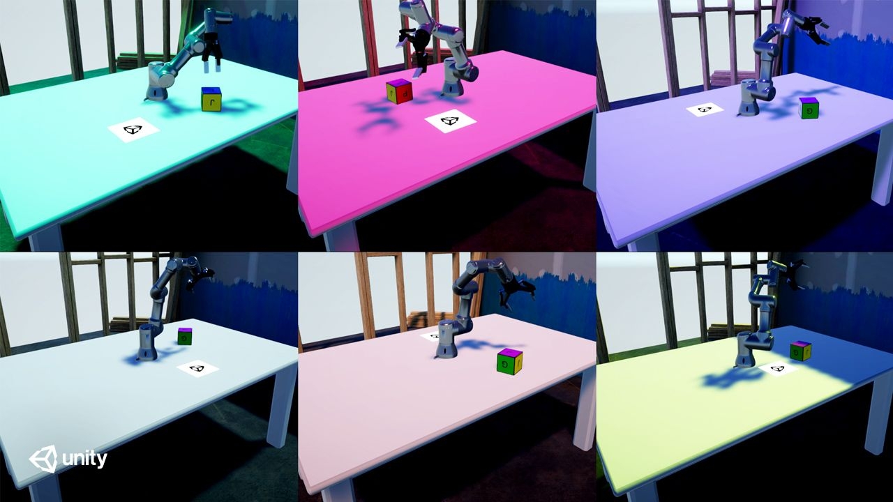 Teaching robots to see with Unity