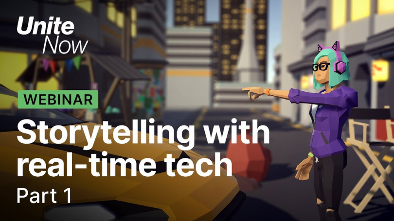 narración con tecnología en tiempo real