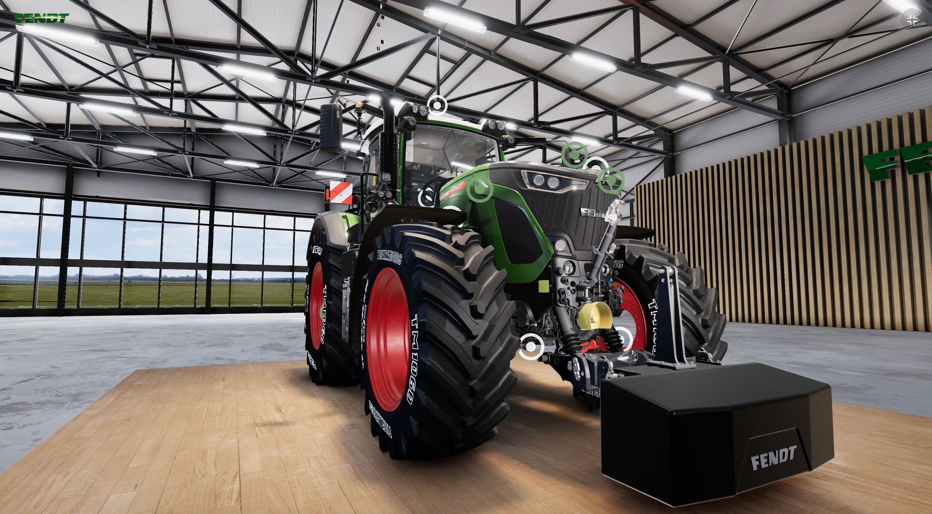 3D model of tractor