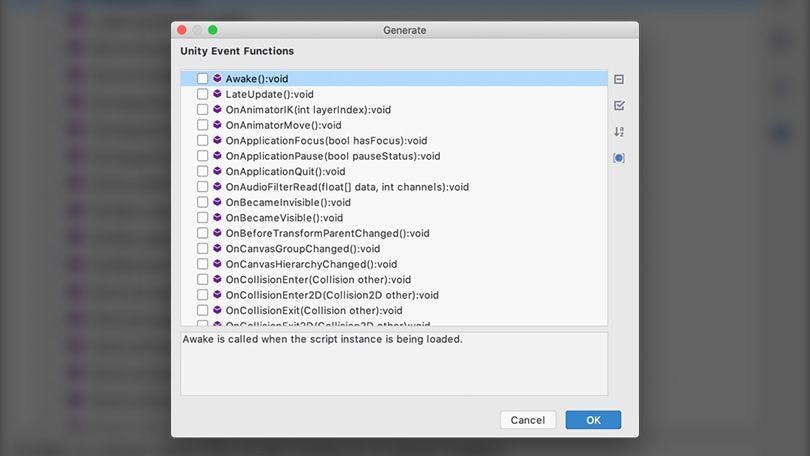 Alt+Enter shortcut pop-up context menu 