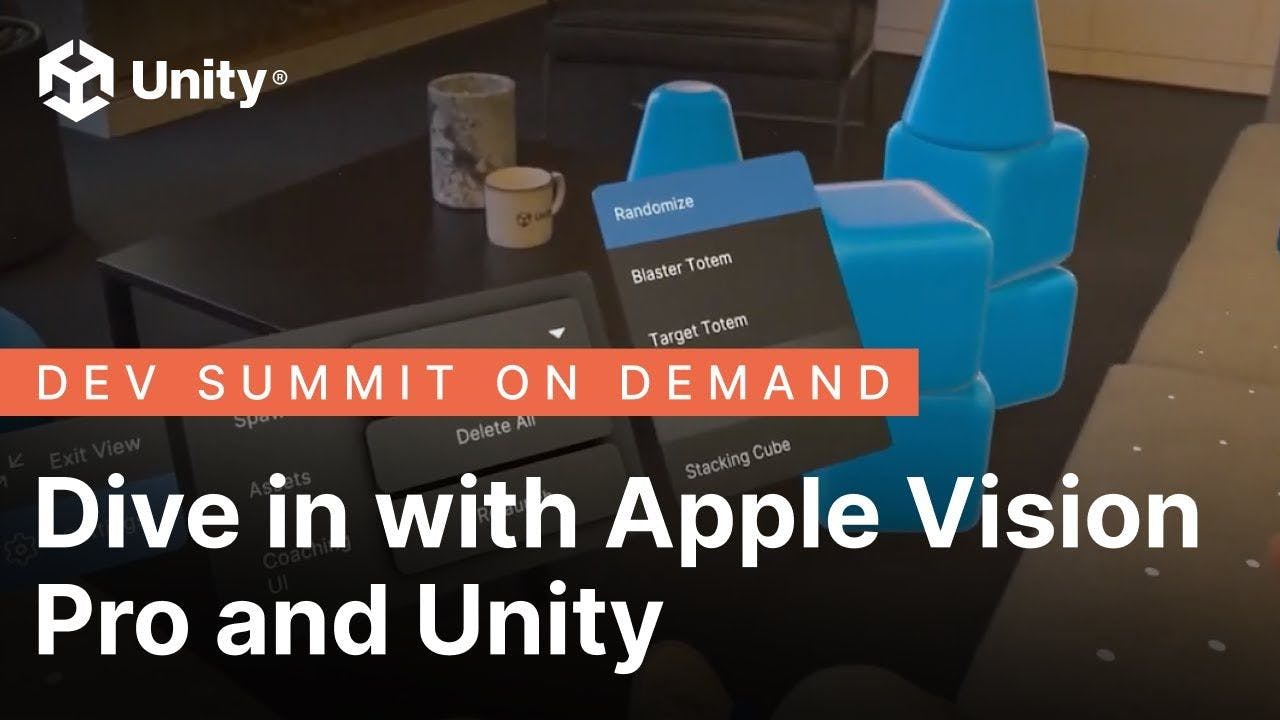 Dive in with Apple Vision Pro and Unity