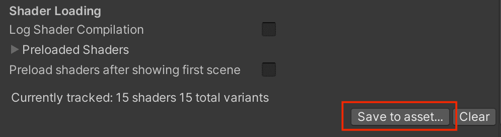 Die Schaltfläche In Asset speichern