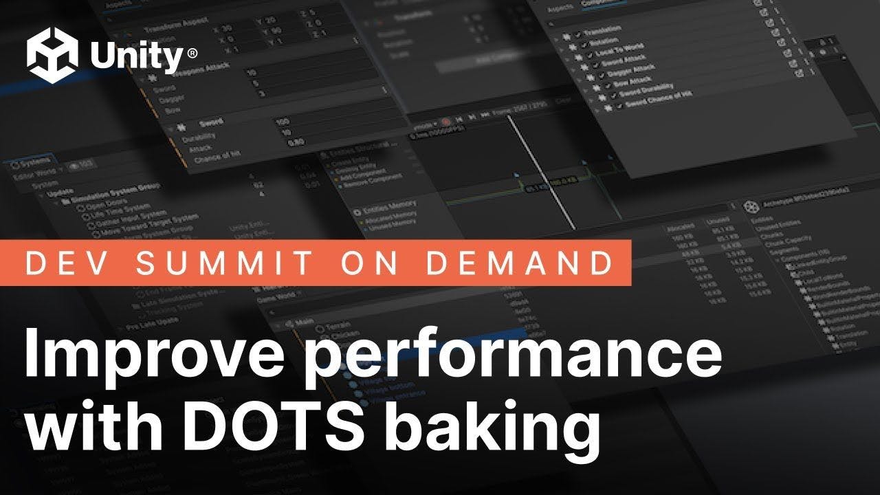 Improve performance with DOTS baking