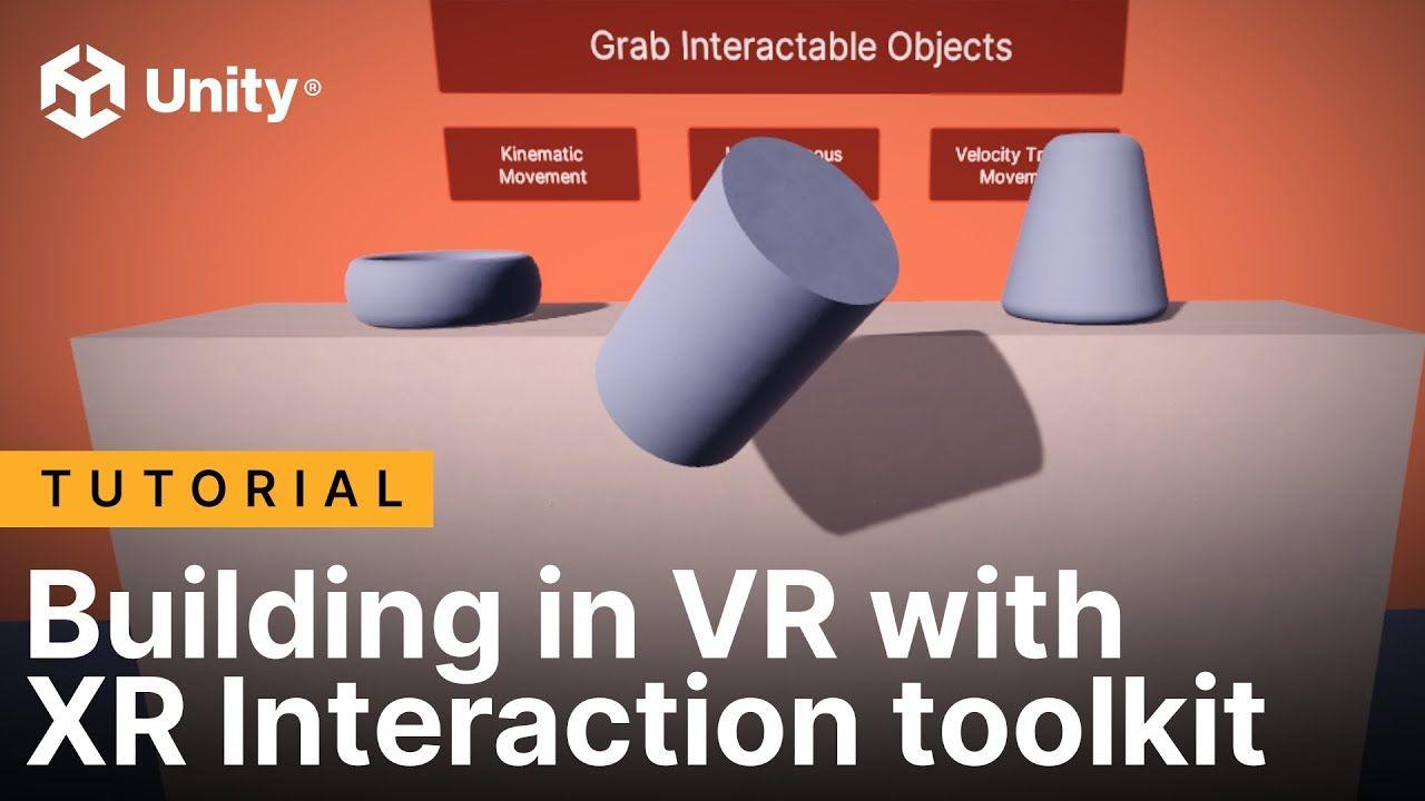 Building in VR with XR Interaction toolkit e-book cover