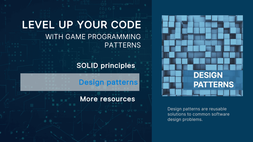 Game programming patterns with Unity 6 | Unity