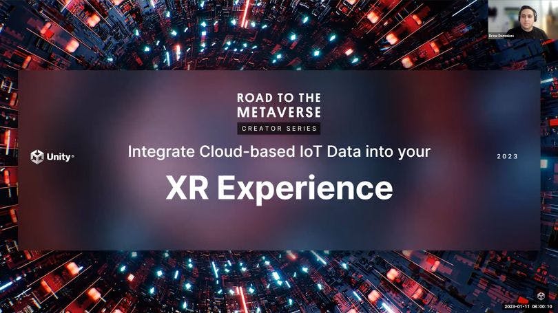 Taller "Road to the Metaverse IoT XR Experience