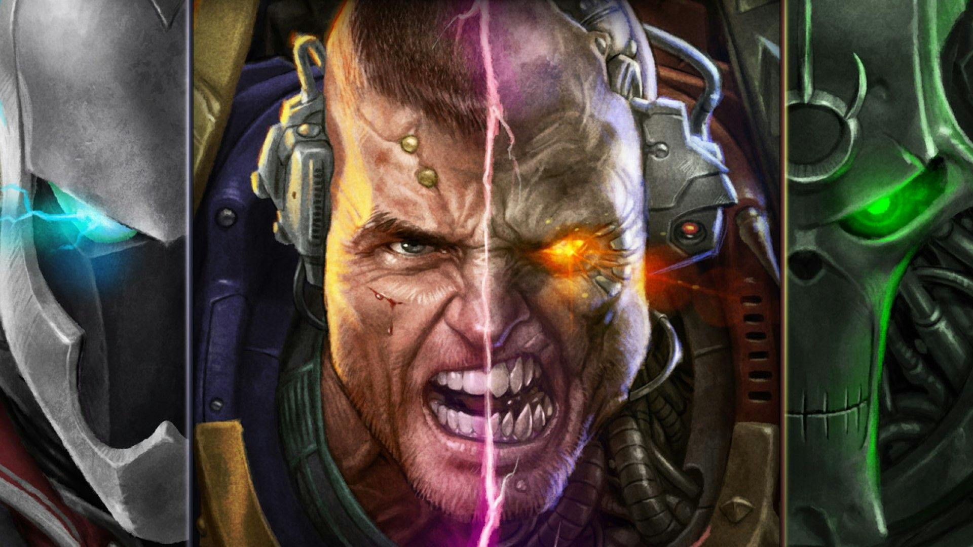 Montagem de personagens de Warhammer 40000