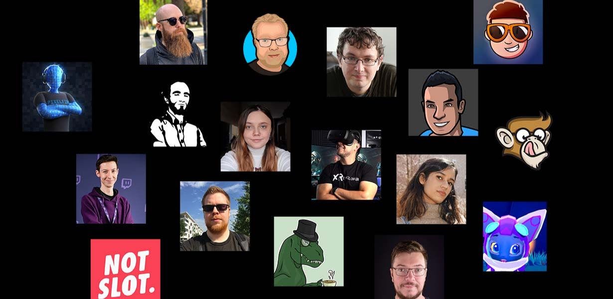 Collage de iconos de Unity Insider