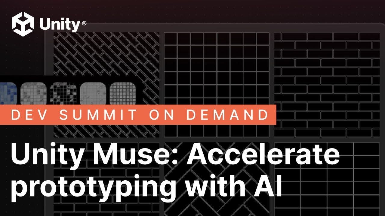 Unity Muse: Accelerate prototyping with AI 