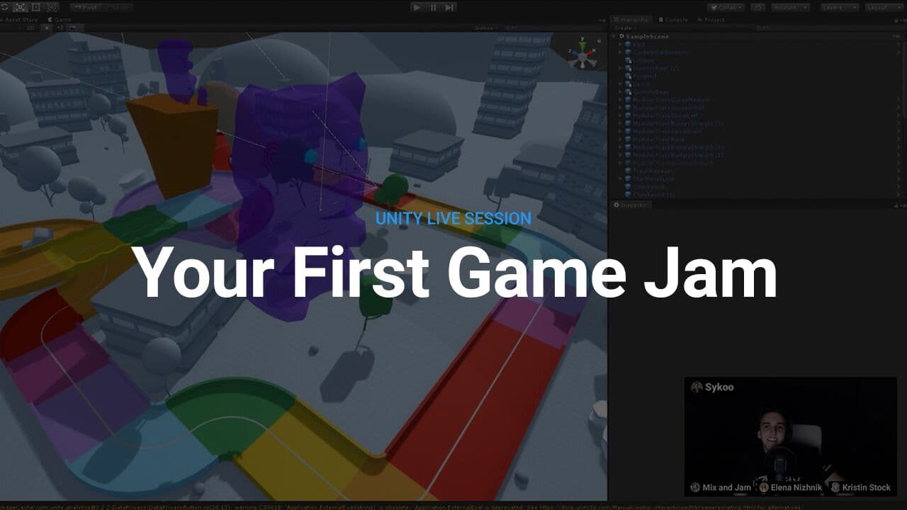 Getting creative together at Your First Game Jam