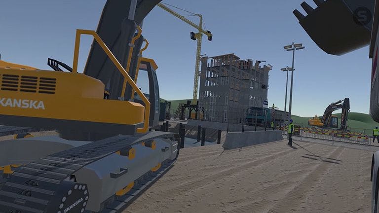 Immersive VR improves construction site safety