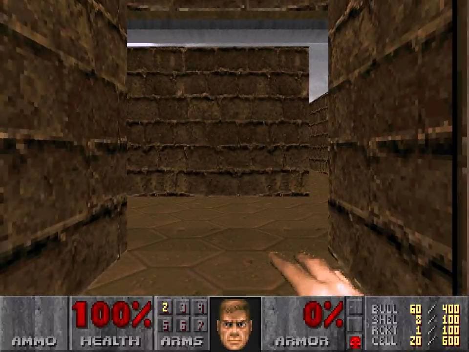 Final Doom Plutonia level 11, Hunted: Maze Route