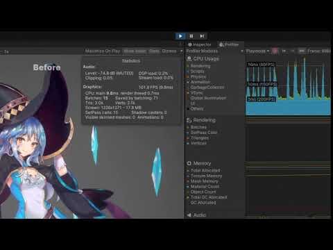 Rendimiento de 2D Animation mejorado con Burst