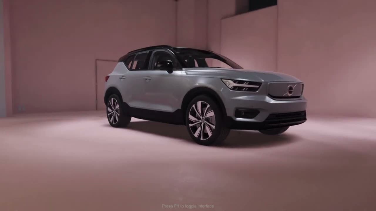Volvo XC40 Recharge: Unity Auto Showroom Beispielvorlage