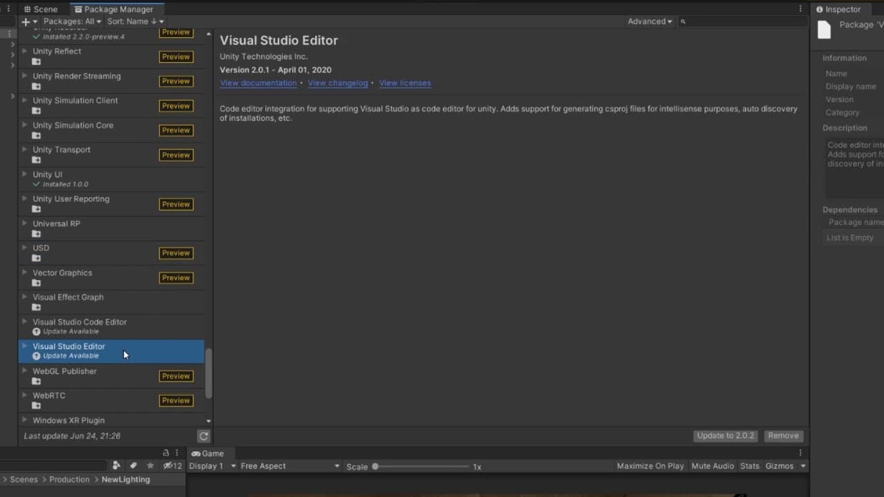 Verified IDE packages now include Visual Studio