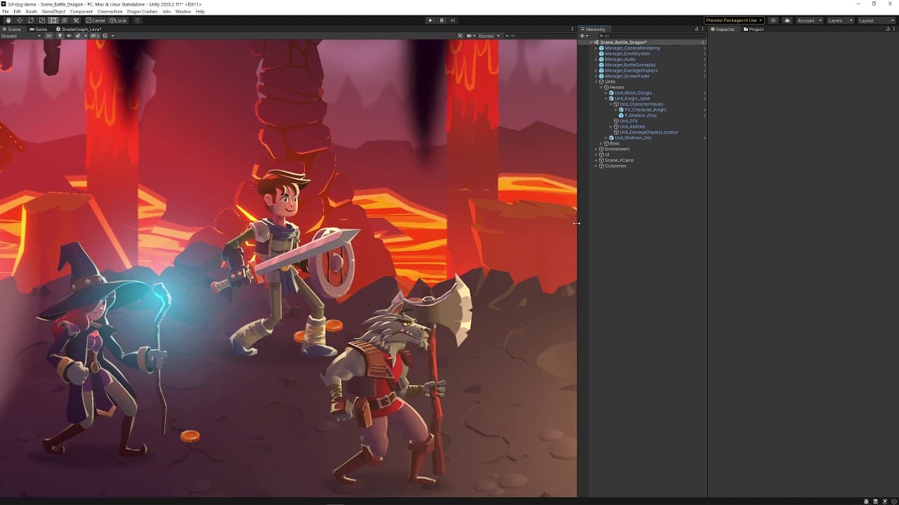 Dragon Crashers - Cambio de sprites del editor