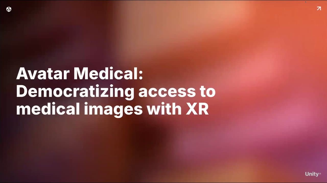 Avatar Medical webinar - Democratizing Access to Medical Images with XR