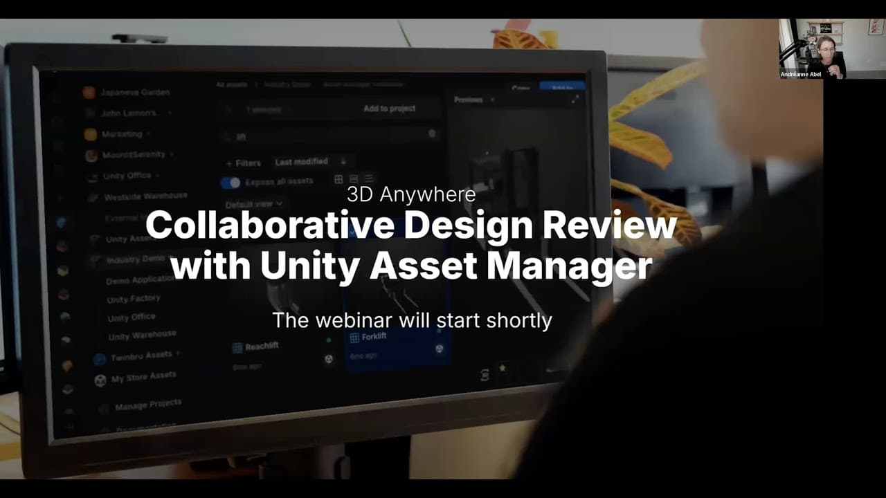 3D Anywhere: Collaborative design review with Unity Asset Manager