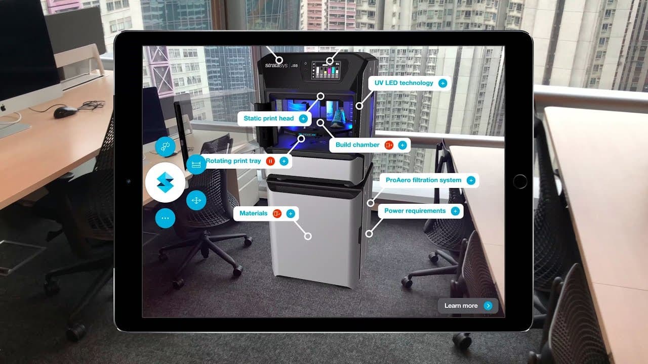 Stratasys 3D Printing AR - iOS and Android