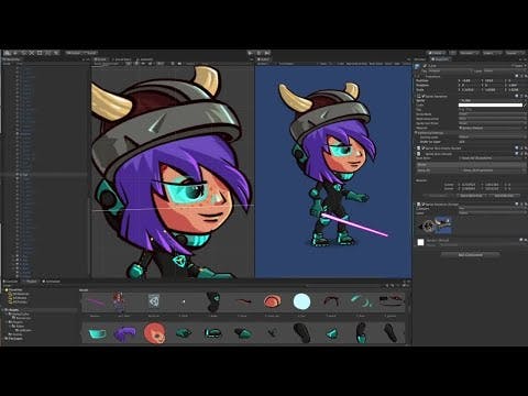 2D Animation with swappable Sprites