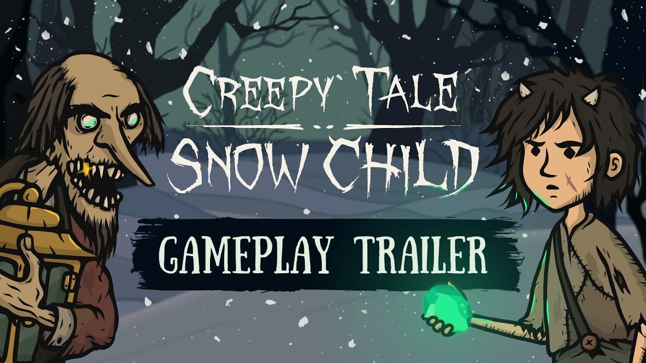 不気味な物語 雪の子供