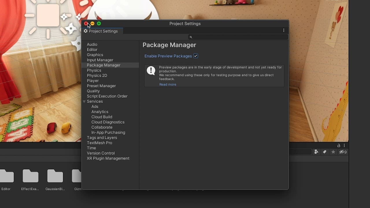 Atualizações para o Package Manager
