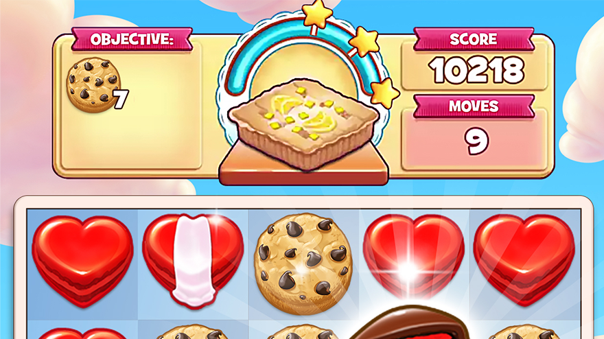 Game screen from Cookie Jam