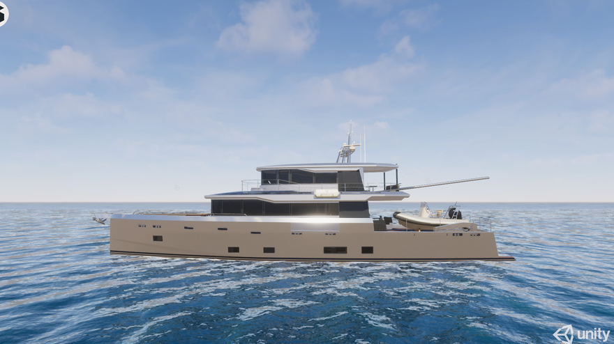 A virtual yacht