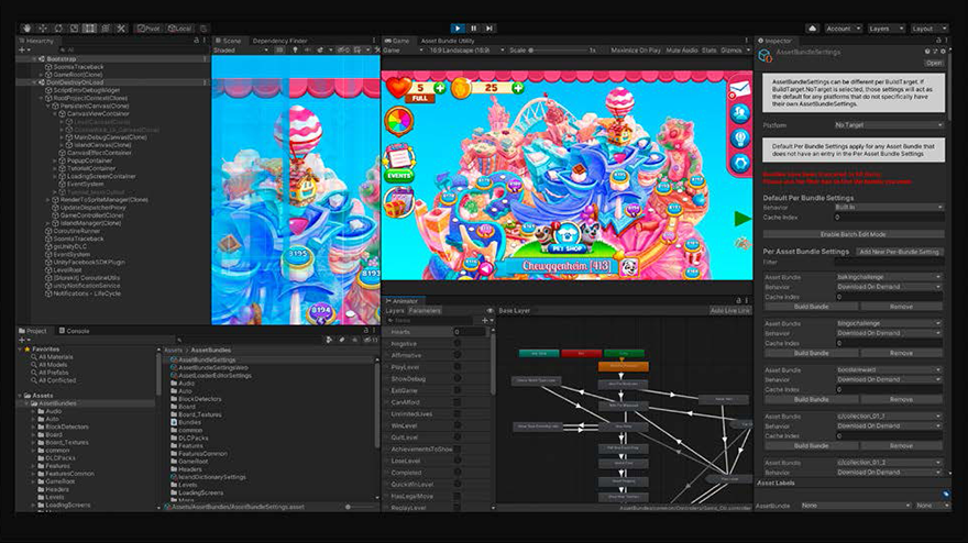 Unity development screen capture