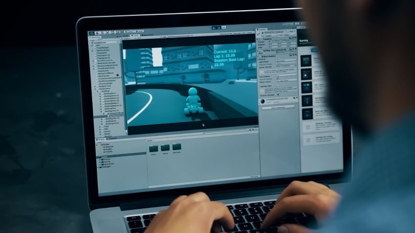 Unity Editor を使用してgo Karting ゲームを作成するユーザー