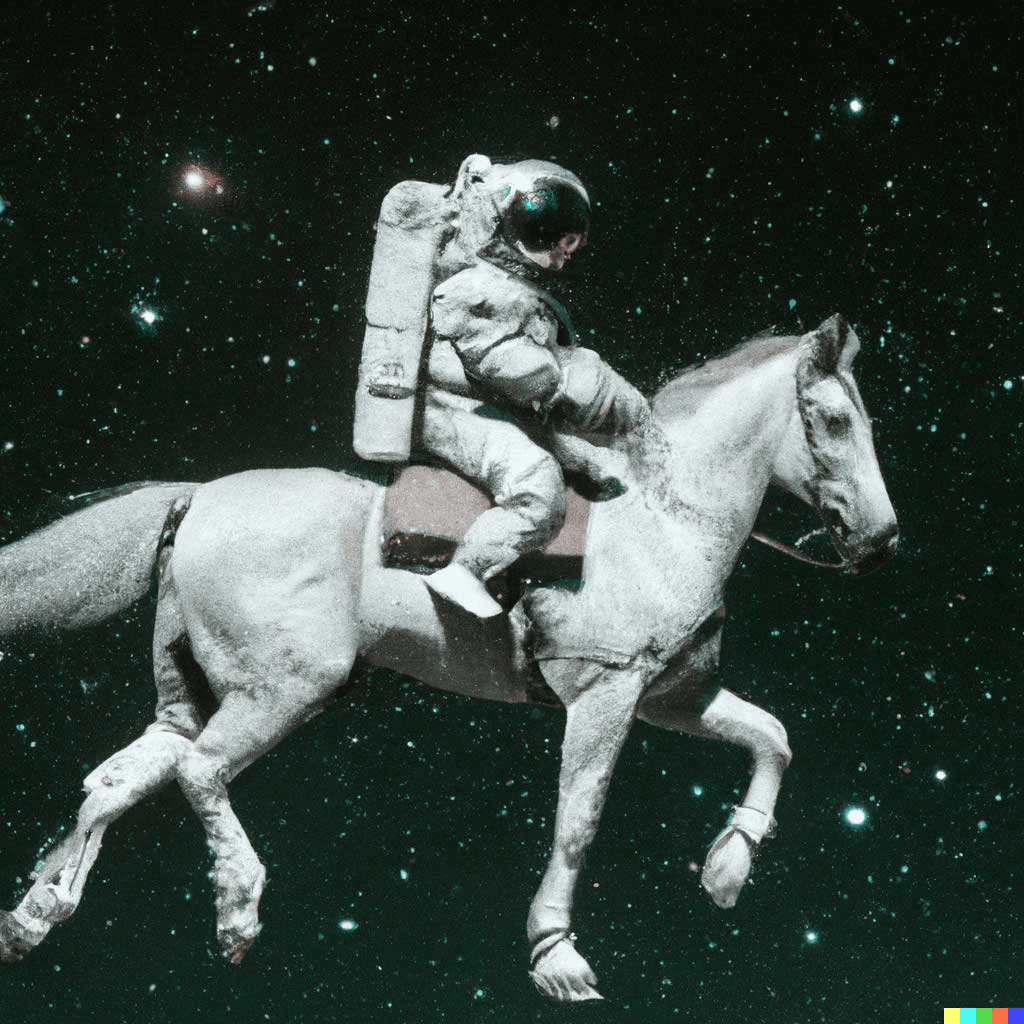 AI-created image using DALL-E 2 using text description as input
