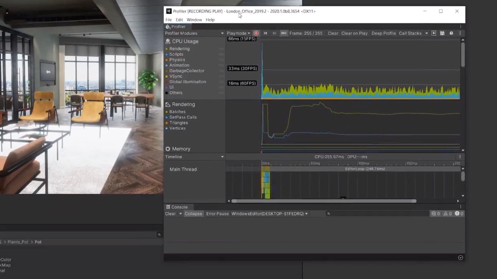 Unity Standalone Profiler