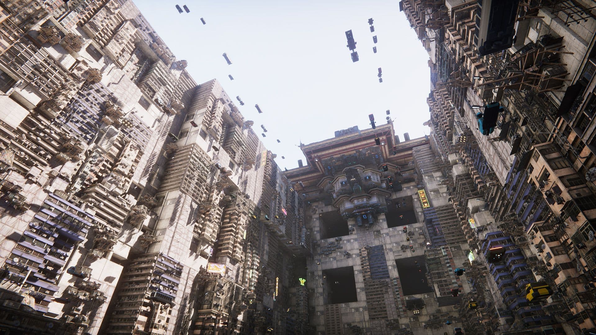 Démo Megacity de Unity, conçue avec la DOTS