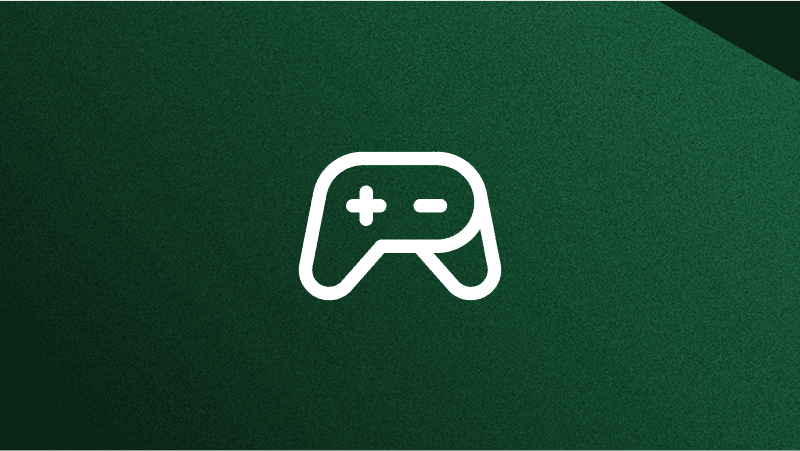 검은 배경에 게임 아이콘