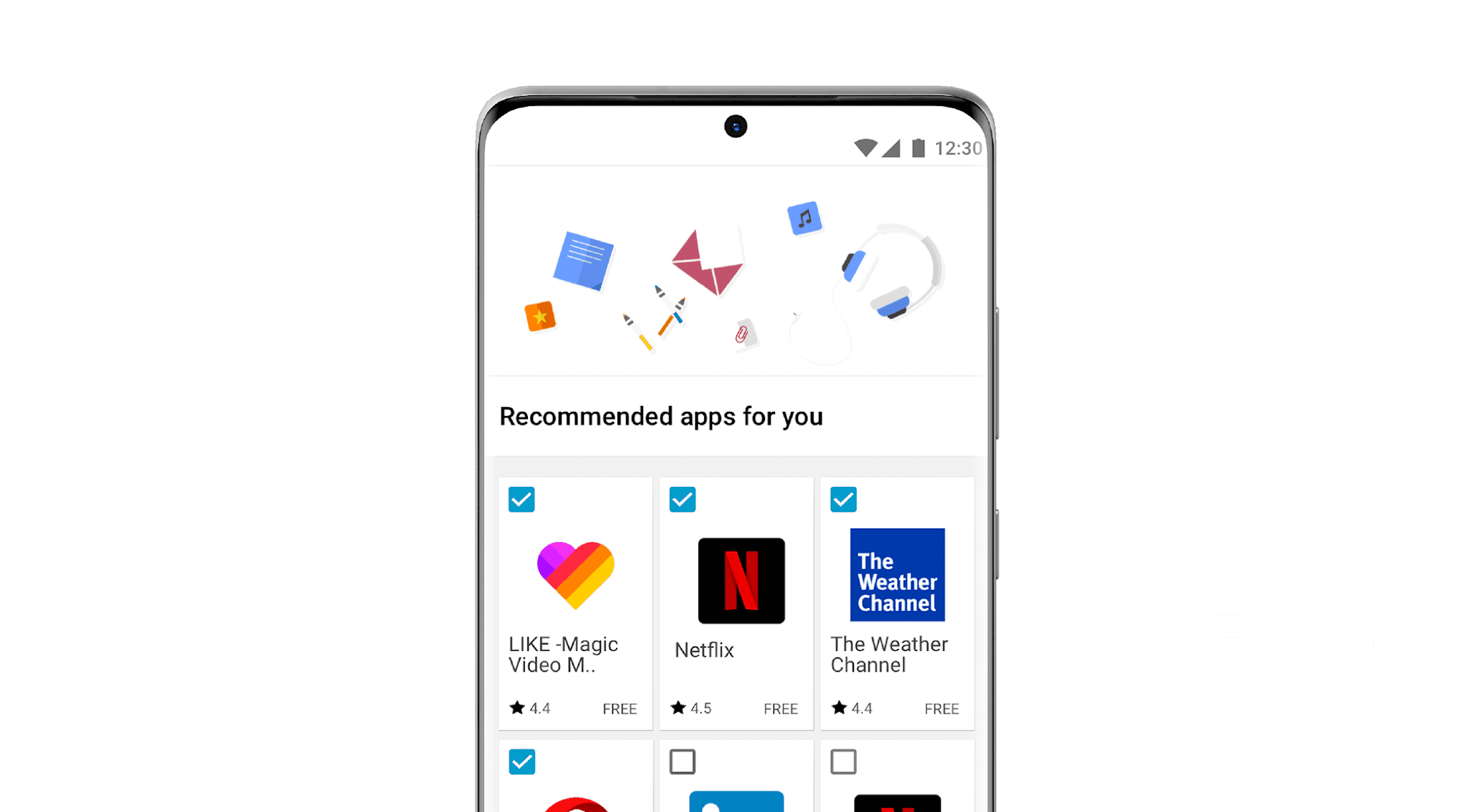 Пример мобильного онбординга