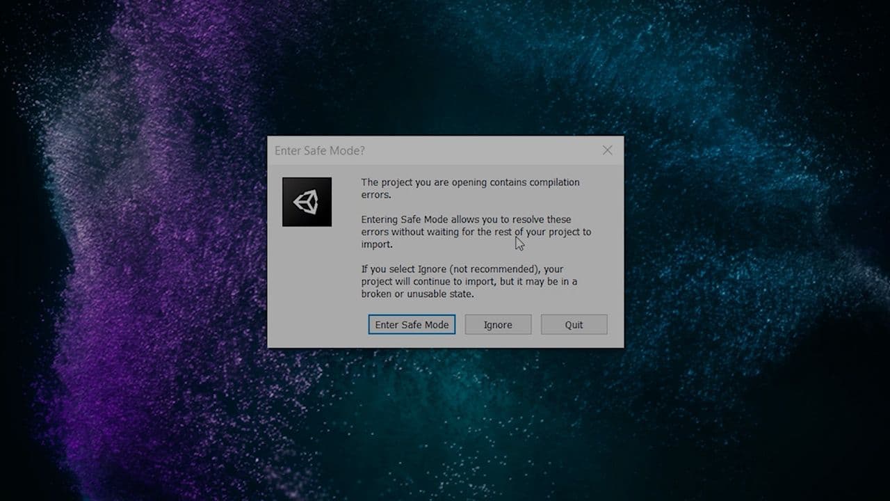 Unity セーフモード