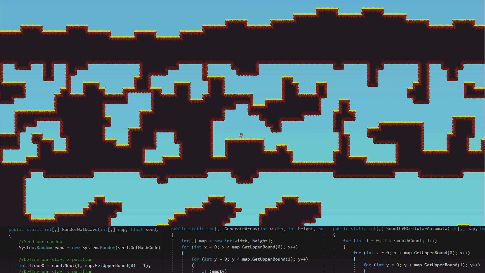 Procedural patterns to use with Tilemaps, part 2