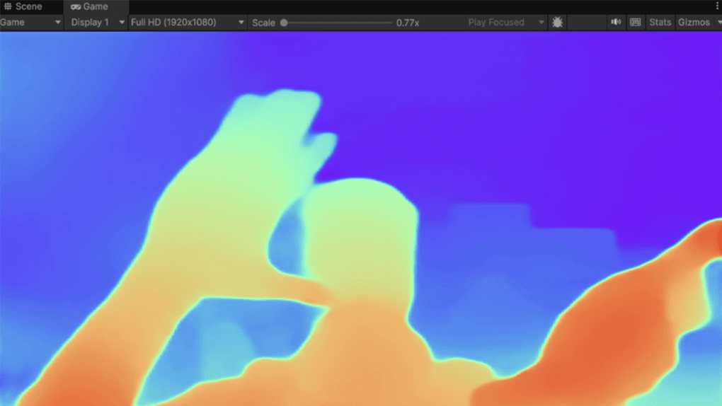 Sentis - Depth Estimation Sample