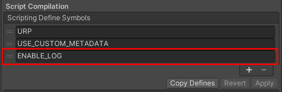 Adding a custom preprocessor directive lets you partition your scripts.
