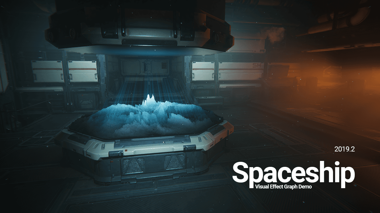 Now available: Spaceship Demo project using VFX Graph and HDRP