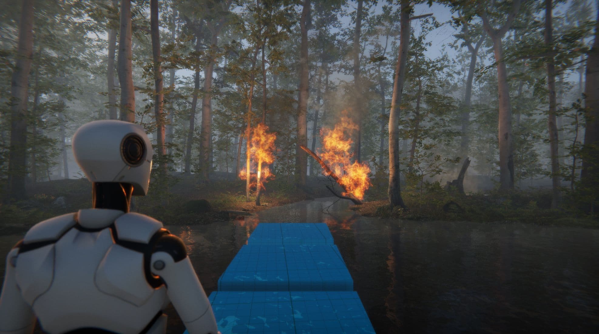 Prototyped with assets from the Asset Store