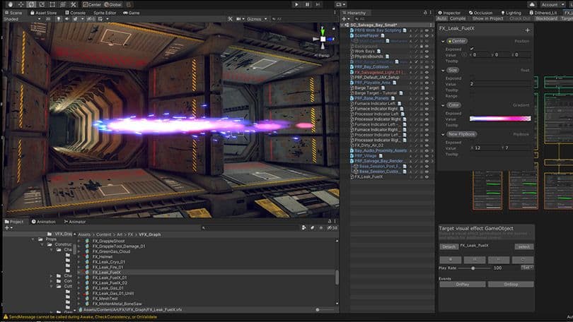 Добавление частиц в целостном виде