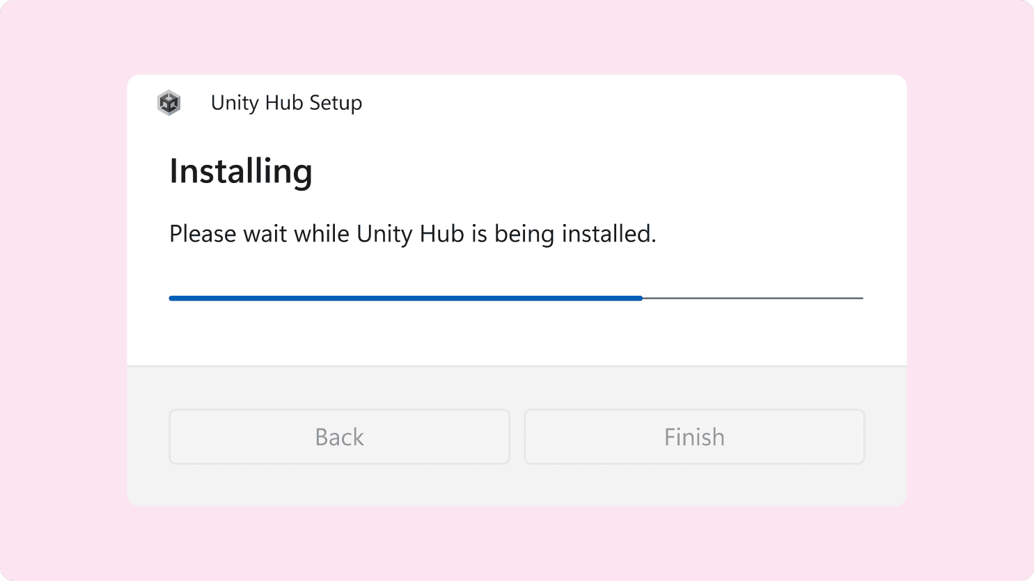 Lancer les instructions Unity