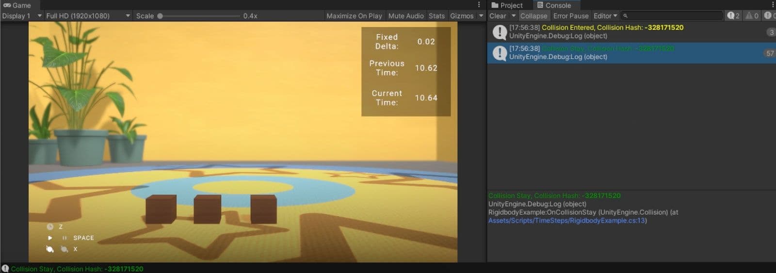 Single Collision instance