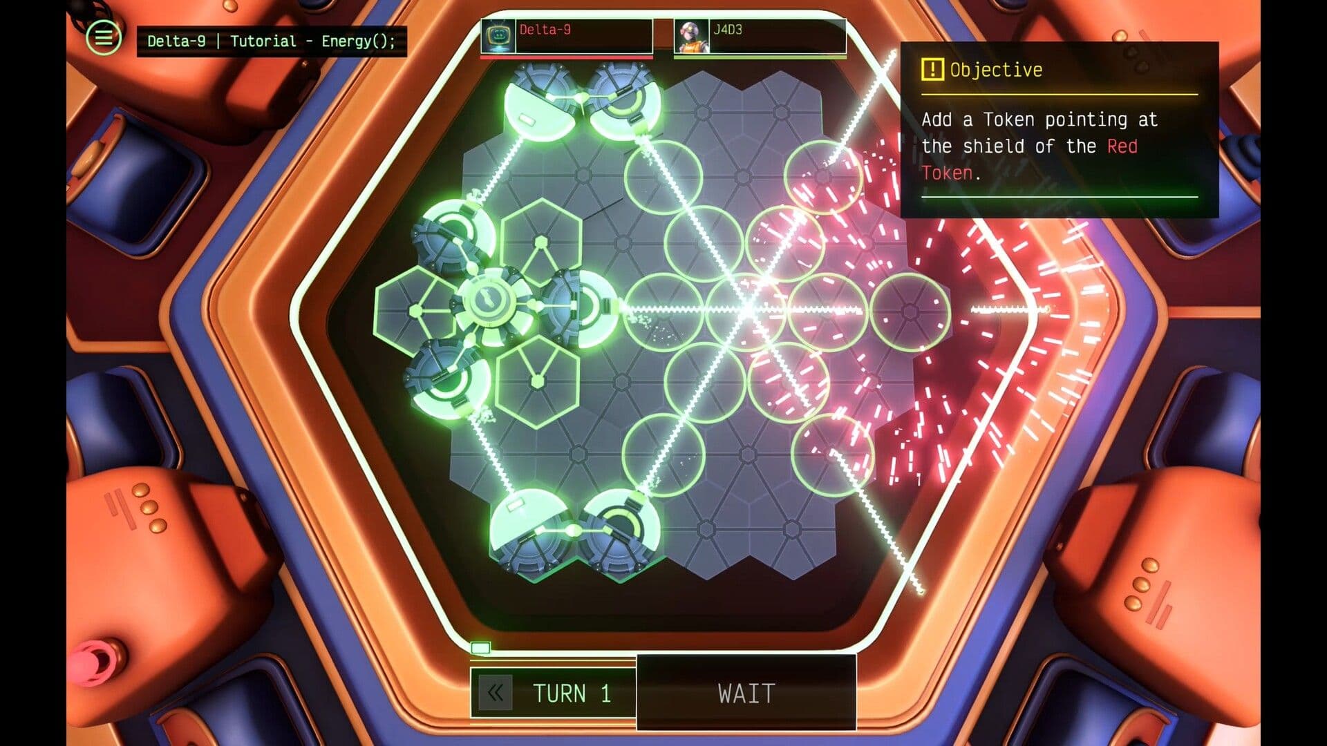 In-game screenshot from Sente by Oxobox Games, published by Curveball Games, Made with Unity.