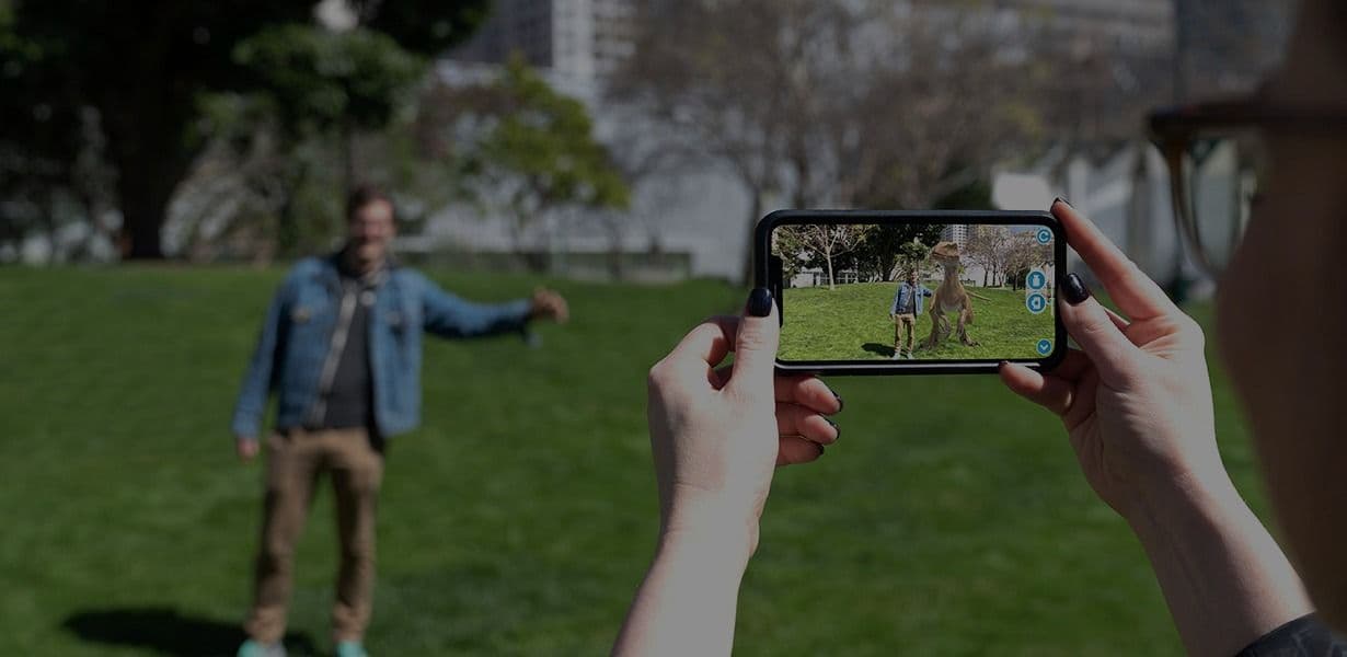 Unity-Augmented-Reality-Dinosaur