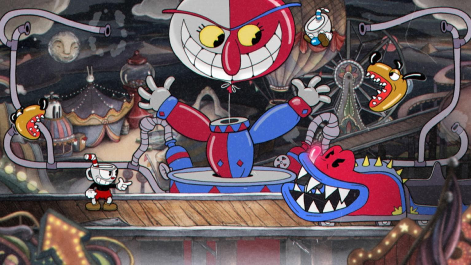 Графика из Cuphead