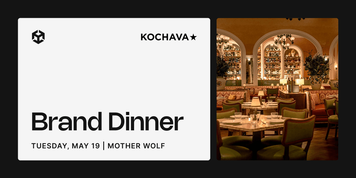 Brand Dinner: Tuesday, May 19