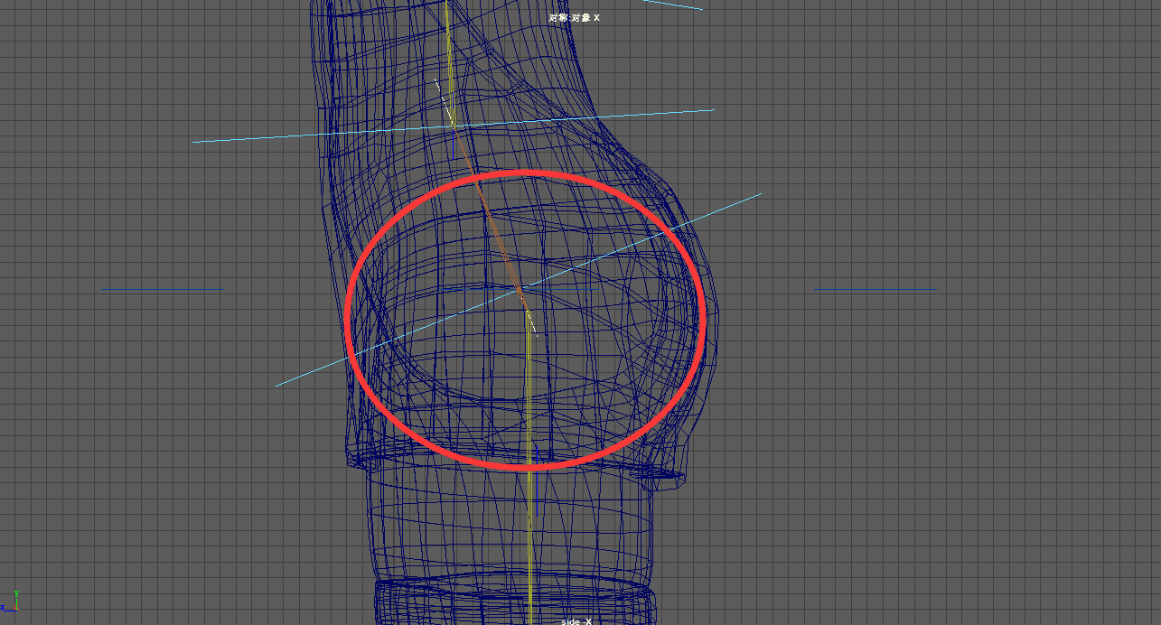 Cross-section image of VFX character animation displaying the hip bone movements and how to manipulate them in Unity (source: Sakura Rabbit)